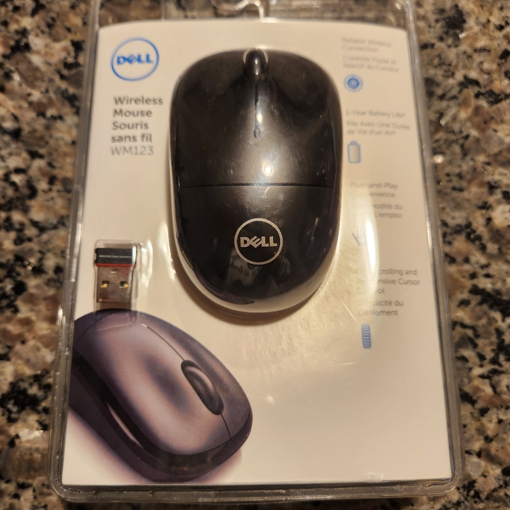 Wireless Dell Mouse Souris Sans Fil WM123